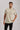 Men's Mercerised Zippered Beige Polo Shirt&nbsp;