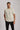 Linen Mix Textured White T-Shirt